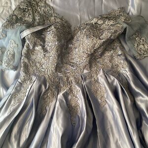 Elegant Lace Evening Gown